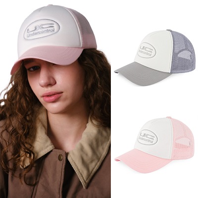 UNDERCONTROL正規品 UC CIRCLE / MESH TRUCKER B B 2COLOR 男女共用ボールキャップ