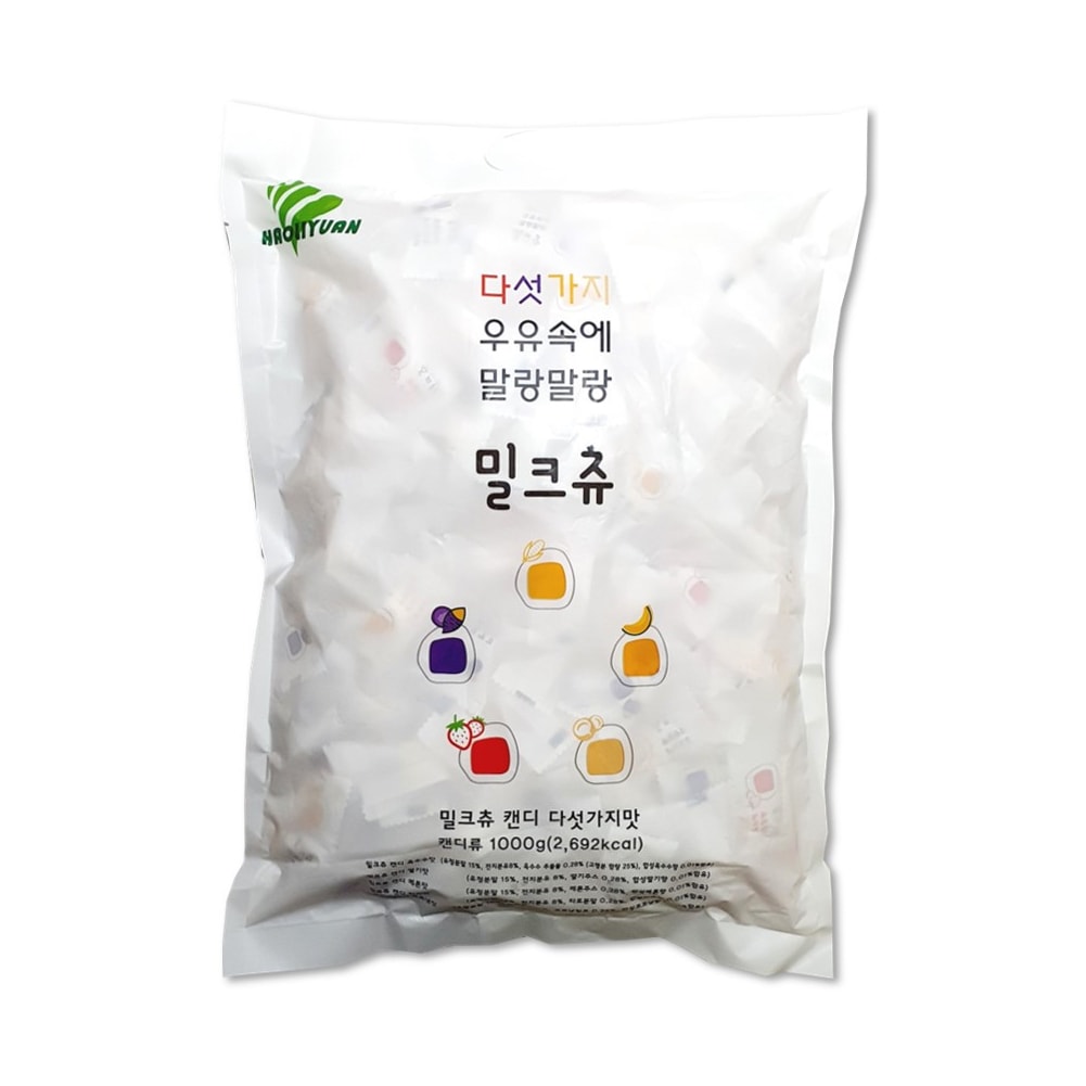 HAOLIYUAN Milk Chew 五つの味 1kg X 1個