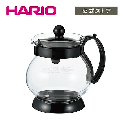 他サイト： 【公式ショップ】HARIO ジャンピングリーフP　HARIO ハリオ ティーポット かわいい ガラス 黒 ブラックの商品画像
