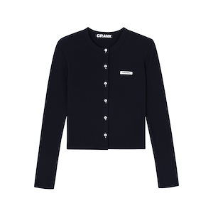 CRANK（JACKALL） カーディガン 「CRANK」HEART BUTTON EYELET