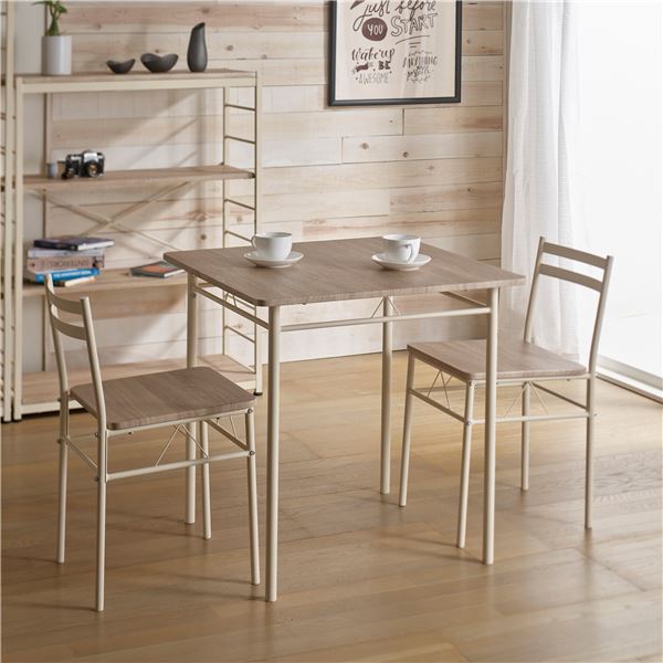 ダイニング3点セット （ナチュラル） ダイニングセット ダイニングテーブル ダイニングチェア ビンテ