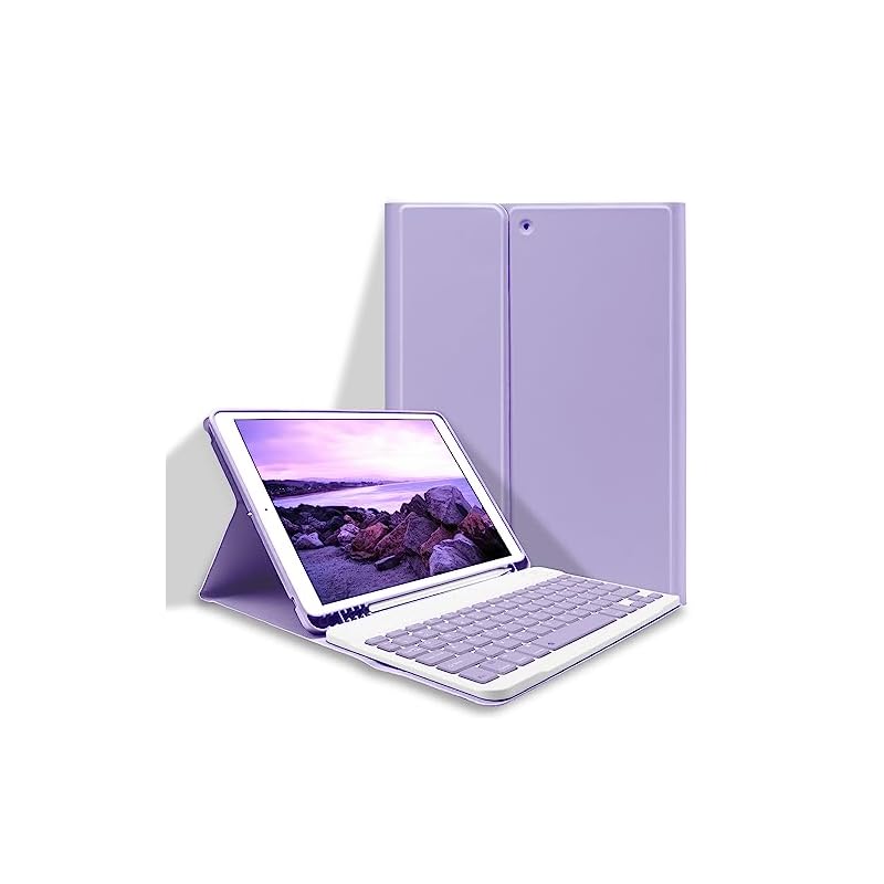 iPad 10.2 キーボード ケース GOOJODOQ iPad 第9世代/第8世代/第7世代適用 Bluetooth キーボード付きカバー iPad 9/8/7通用ケース 脱着式 ペンホルダー付き