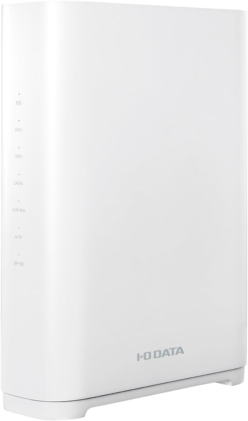 IODATA Wi-Fi 7 無線LAN ルーター 10Gbps対応 トライバンド WiFi 7 11be 5765Mbps IPv6 【Win/Mac/スマホ/タブレット/テレビ/Nintendo