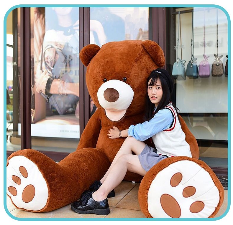 Qoo10] ぬいぐるみ 特大 抱き枕 テディベア ク