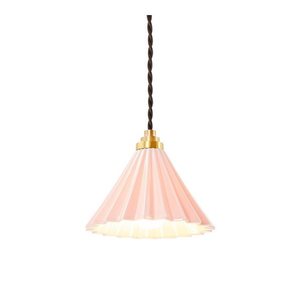 gram8 TC-1512-BR/PI DRIPPER LAMP ペンダントライト コンセントタイプ ピンク ブラウンコード [LED電球付属] メーカー直送