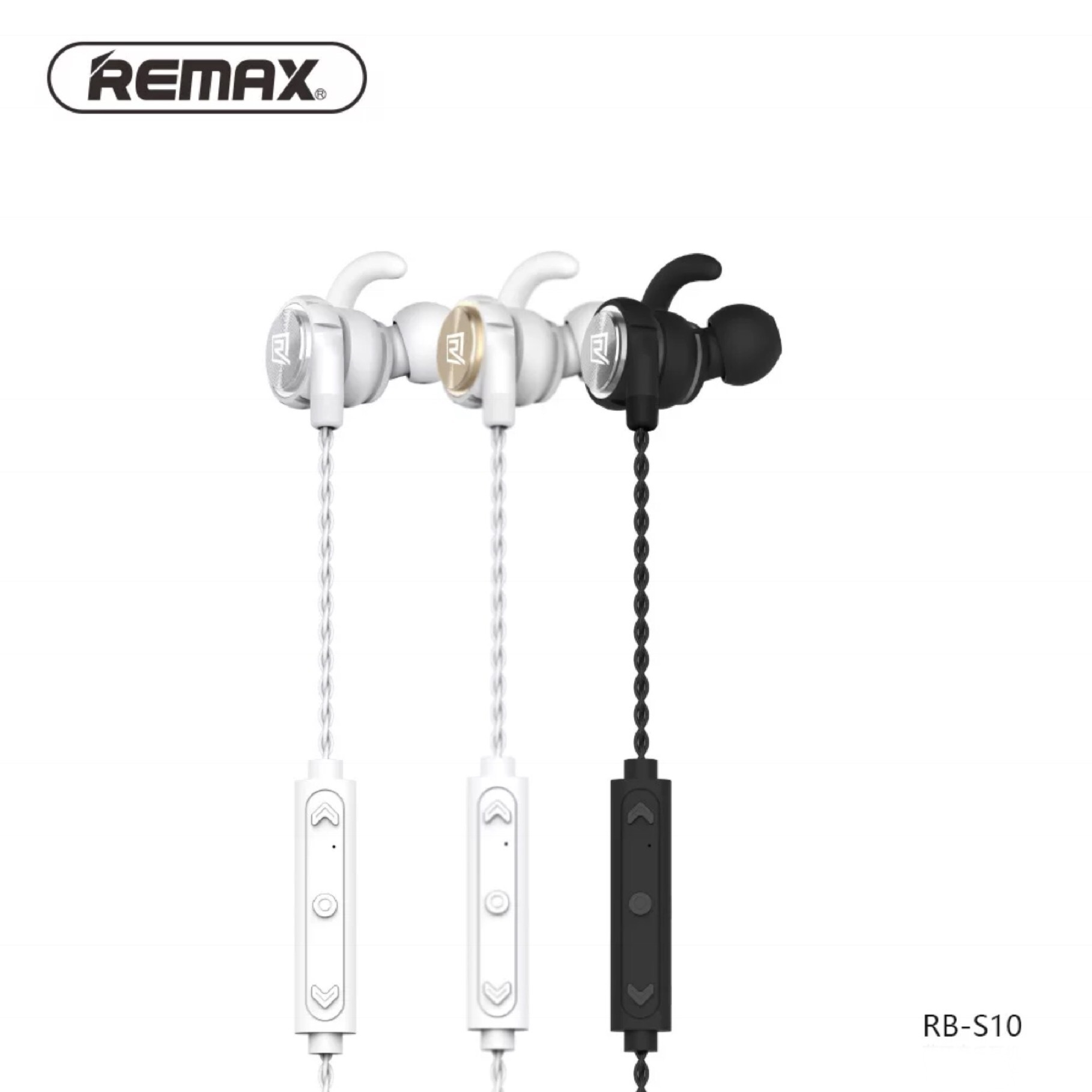REMAX Bluetooth イヤホン RB-S10 シルバー ヘッドセット カナル型 Bluetooth4.1対応