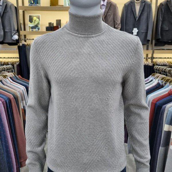 冬の新作 ローゲージ組織 롱タートルネックPOKR4430952_SH