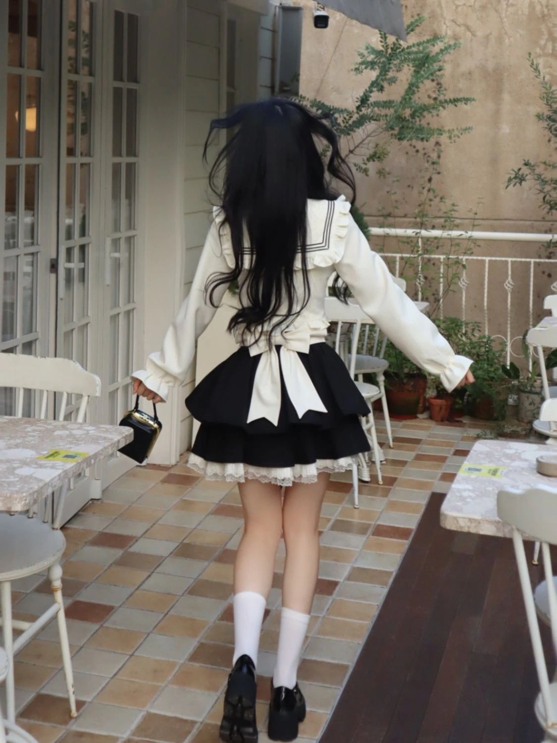 ロリータ コスプレ 春夏 新作 海軍領 セーラー服 二点セット 可愛らしい セット