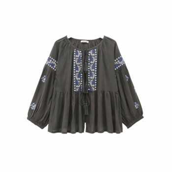 ブラウス プリクラーサ チャコール 20825120482