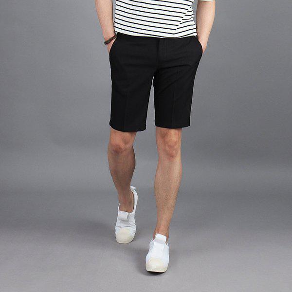 BO メンズ ビッグサイズ TR 5分丈 スラックス ハーフパンツ