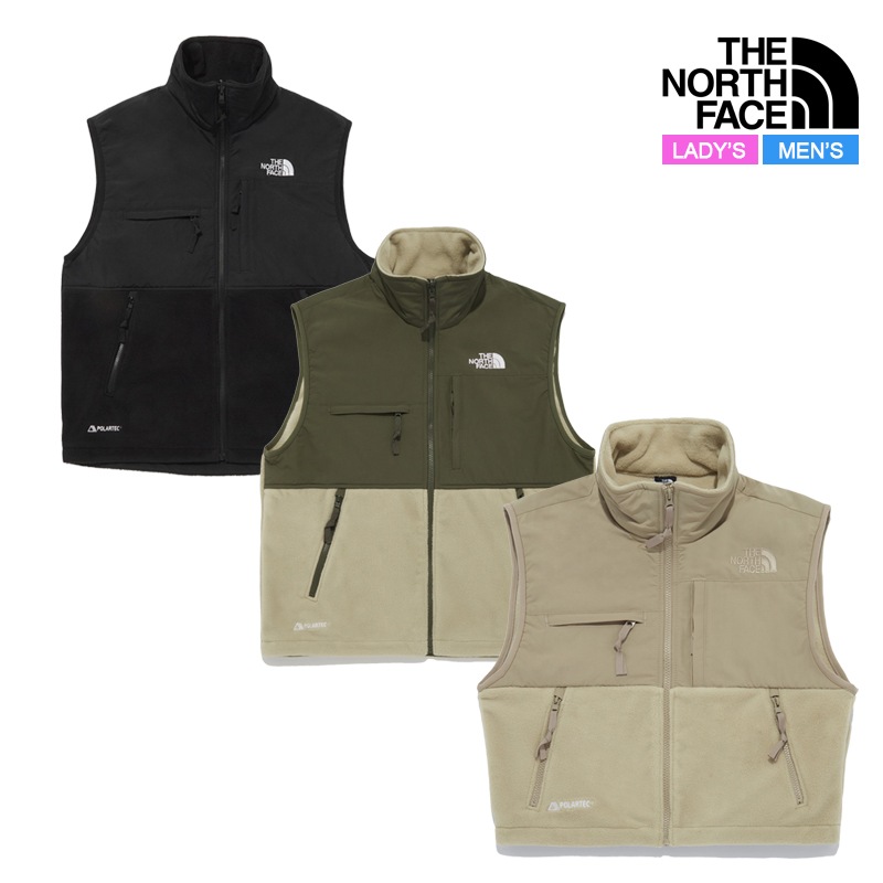 デナリ フリース ベスト NV4FQ55 男女共用 レディース ジレ ニット アウター 楽チン 柔らかさ ボア 厚手 上着 ふわふわ 暖かい もこもこ 裏起毛 韓国 ファッション