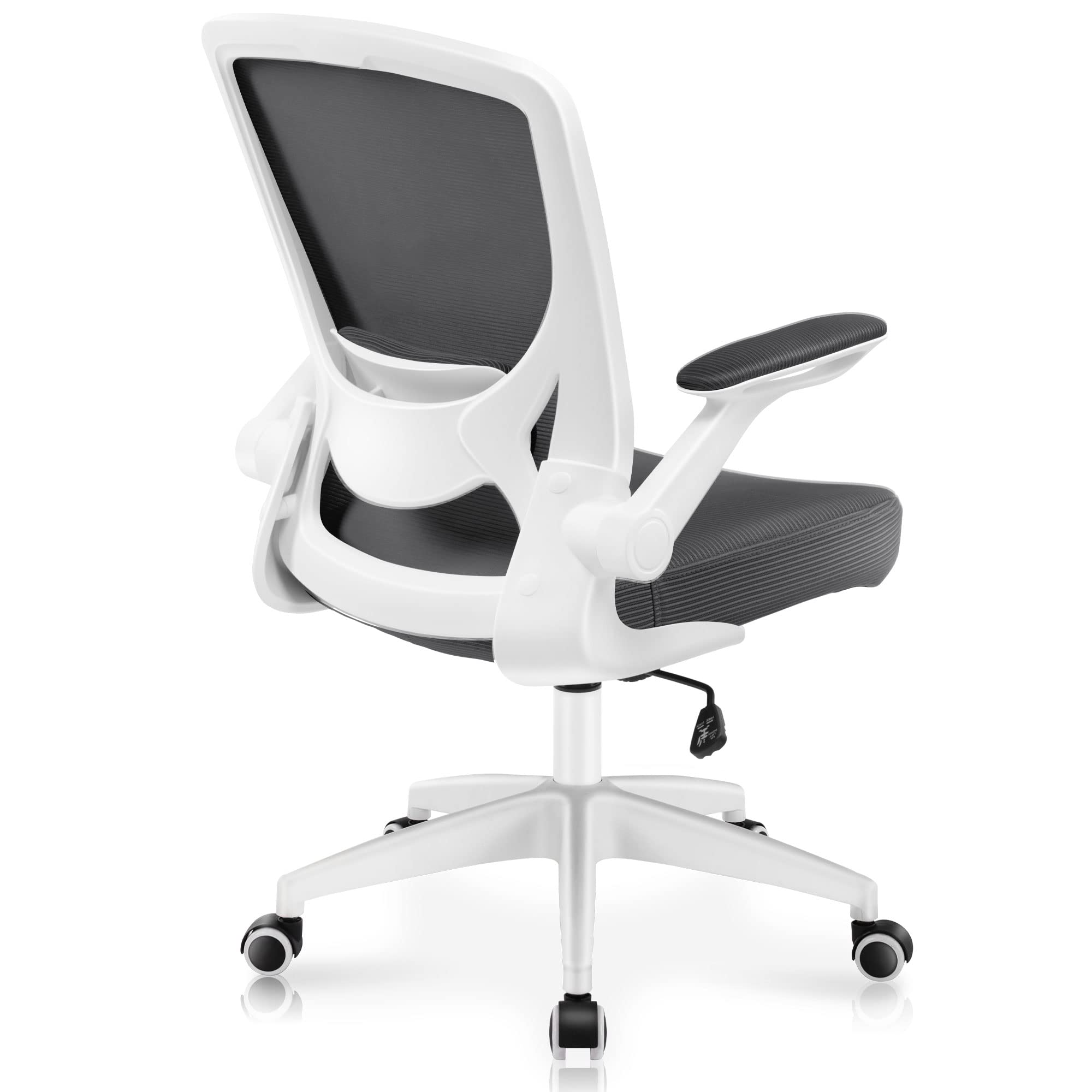 デスクチェア 椅子 パソコン テレワーク 椅子 オフィスチェア 疲れない ワーキングチェア 人間工学 勉強 学習 ランバーサポート付き 360度回転 腰に良い 人気 おしゃれ ダー 58366