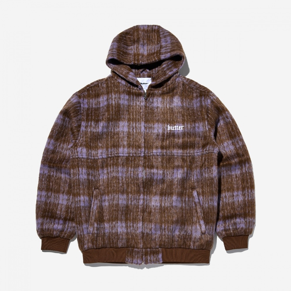 バターグッズヘビーチェック柄ワークジャケットヘビーチェック柄ワークジャケット