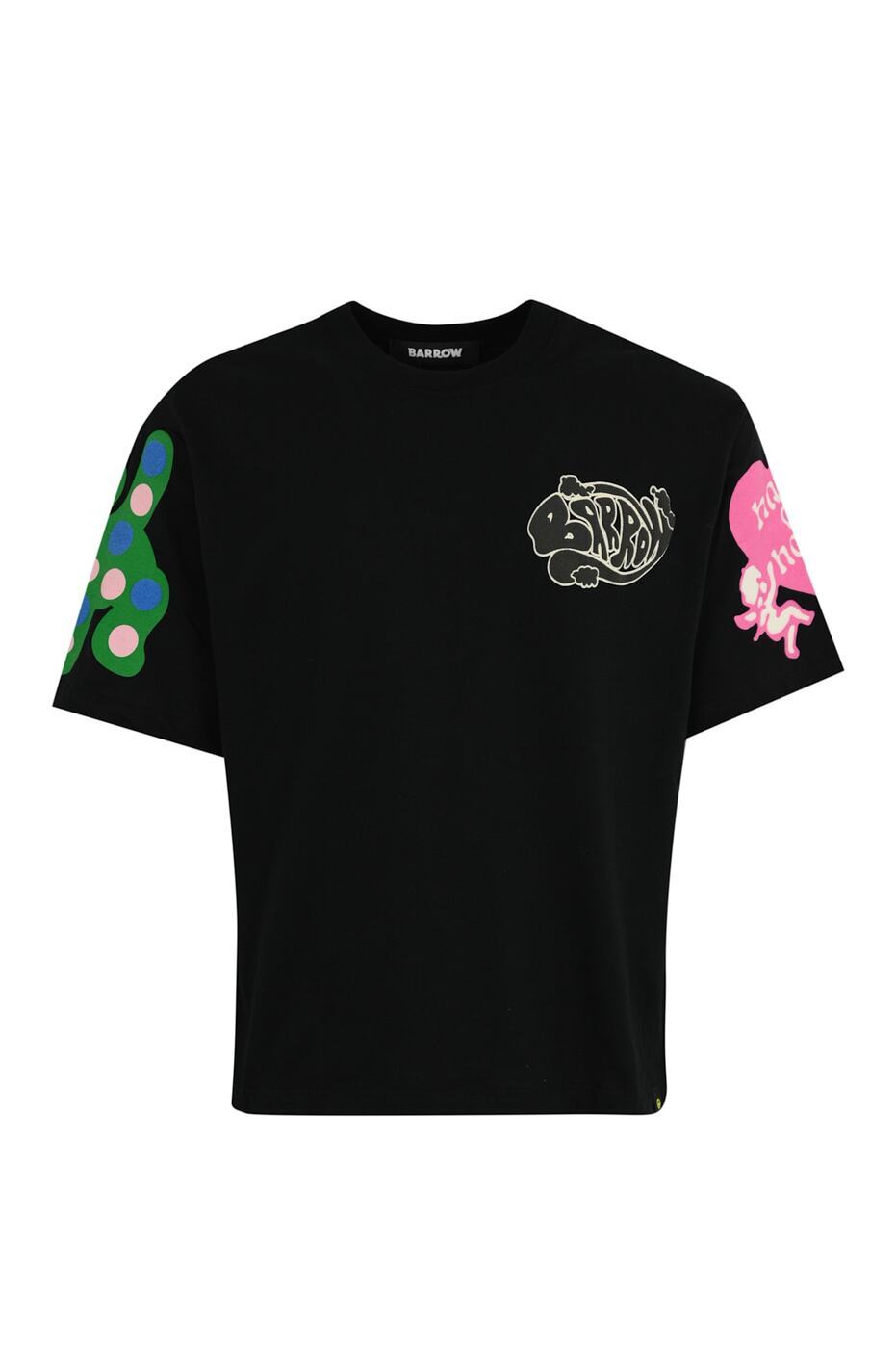 F4BWUATH081 110 ブラック 秋冬2024 Tシャツ メンズ ia