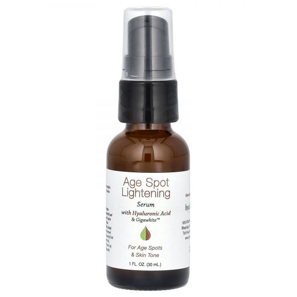 , Age Spot Lightening Face Serum with Hyaluronic Acid & Gigawhite, Fragrance Free, 1 fl oz 30 ml