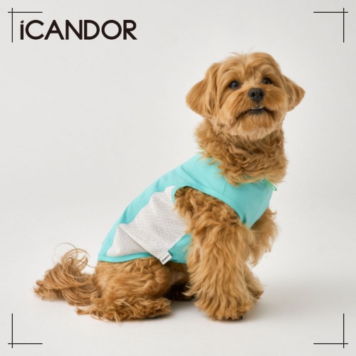 ペット オーシャンクーリングベスト OCEAN COOLING VEST_SUMMER MINT 犬用ハーネス ペット用品 ドッググッズ