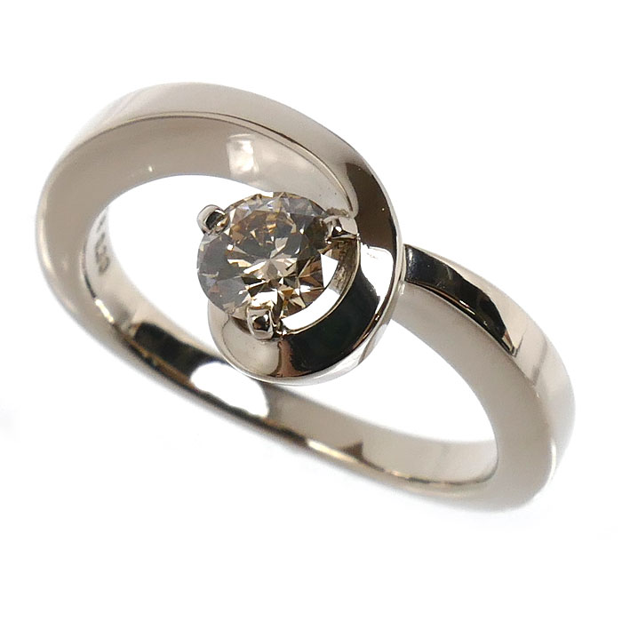 KASHIKEY カシケイ K18BG フロート リング・指輪 ダイヤモンド0.30ct 11号 5.0g レディース 中古 美品