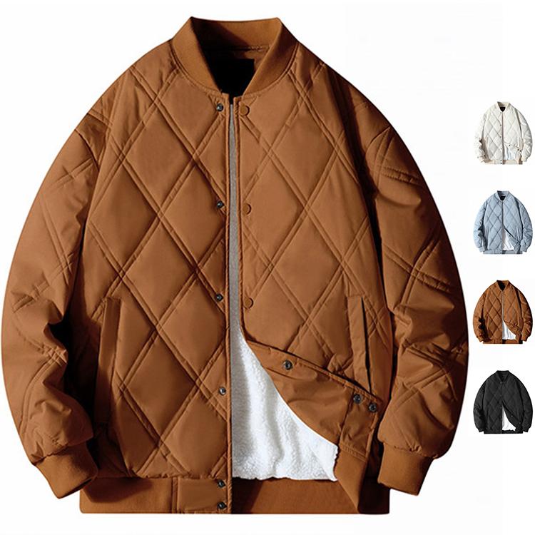 メンズ ミリタリージャケット 中綿ジャケット 裏ボアジャケット 裏ボア ジャンパー 防寒着 厚手 冬物 防風 アウター