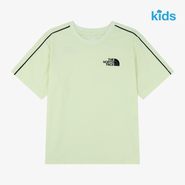 キッズ オルトレイン半袖Tシャツ NT7US10U LIMEADE