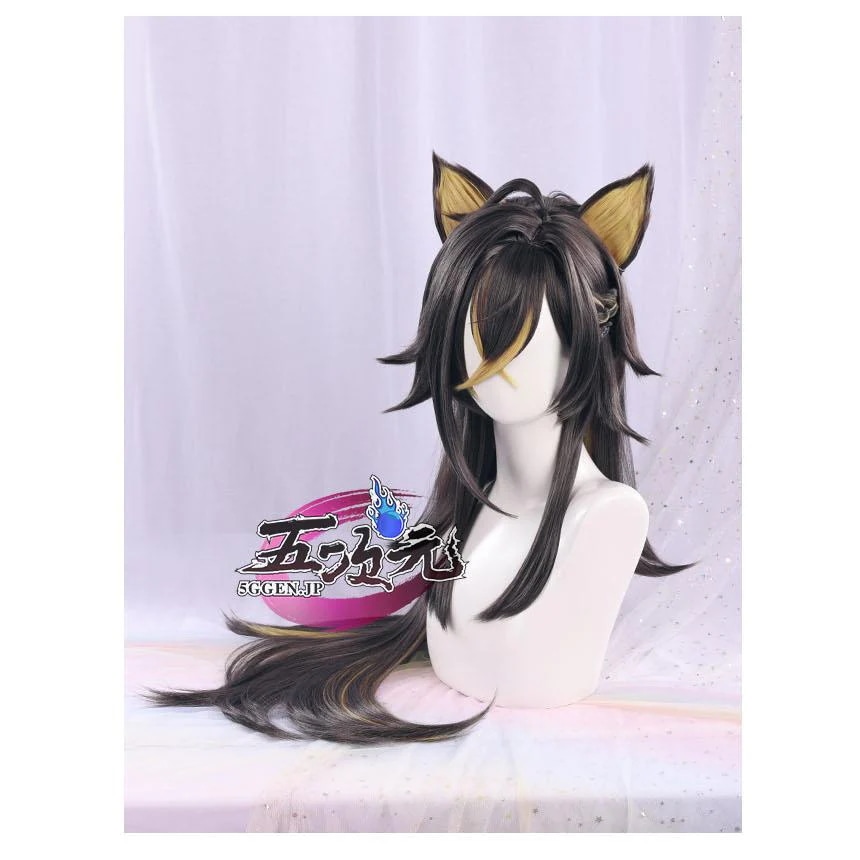 ハロウィン レディース ウィッグ イベント用品 パーティー　原神　コスプレ　ディシア　ウィッグ