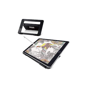 タブレットスタンド 液タブ 液晶タブレット 9.712.9インチ対応 Wacom XP-Pen iPad 対応 角度調整可能 4アングル ブラック iPad/iPad Pro/iPad