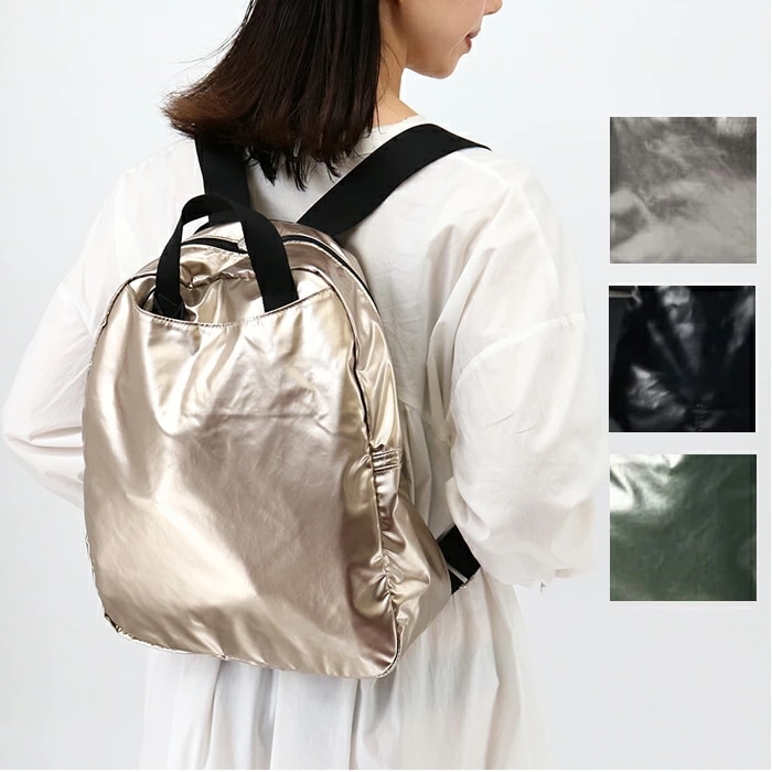LIGHT ORIGINAL LAMI 1191 バックパック リュック 通勤 通学 旅行 アウトドア メタリック 撥水 A4収納可能 超軽量 鞄 ブランド