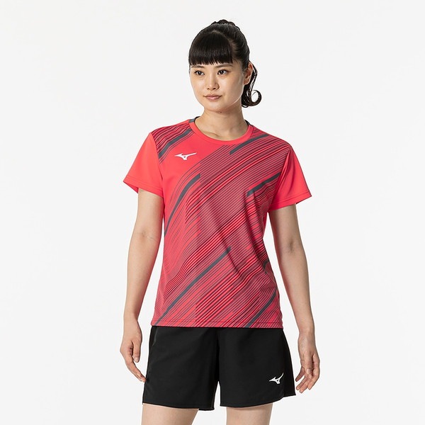MIZUNO ミズノ ゲームシャツ ラケットスポーツ ウィメンズ ゲームウエア 62JAB22963