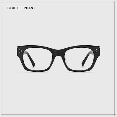 【BLUE ELEPHANT】 GARRY black メガネ 正規品