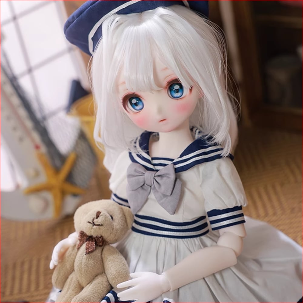 球体関節人形 sd人形 1/4 関節人形 BJDドール 40cm千夏校园风进口树脂球形关节玩偶ハンドメード化粧