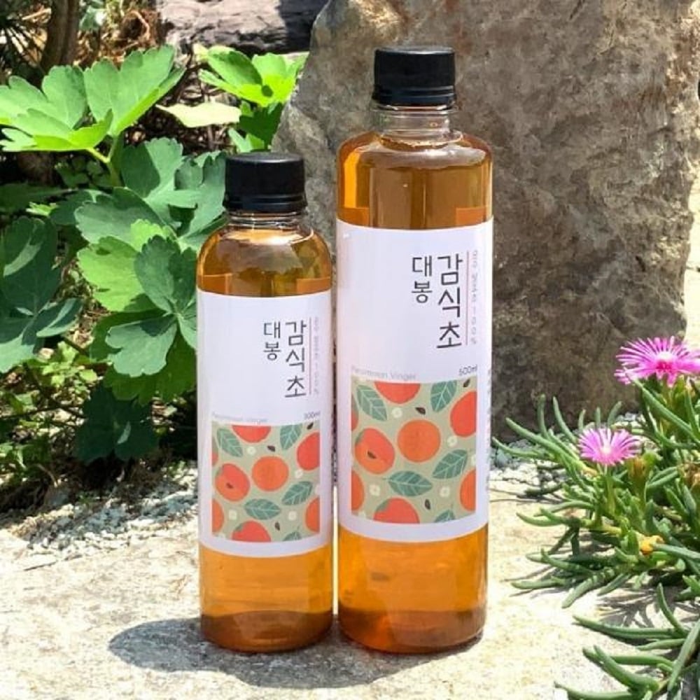韓国-KMEAL-REALKOREA-無農薬デボン柿酢発酵酢300ml+500ml