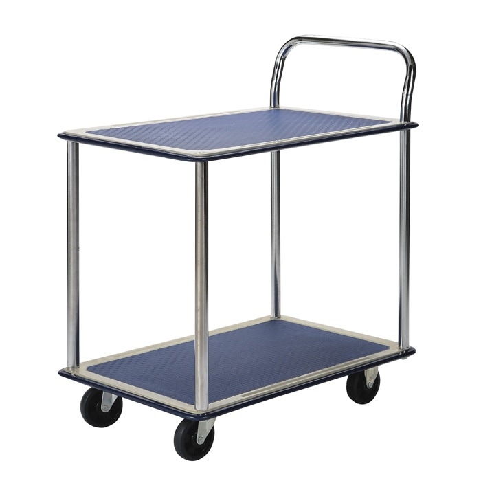 台車 平台車 鉄製台車 平台車 2段 静音タイプ 積載荷重：150kg TE1502