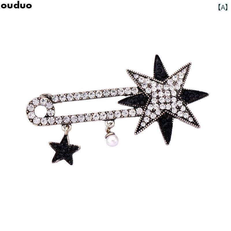 ブローチ おしゃれ 入学式 レトロ 六芒星 ブローチ おしゃれ 小さい フレグランス ピン バックル アクセサリー 五芒星 スーツ バッジ カップル コサージュ