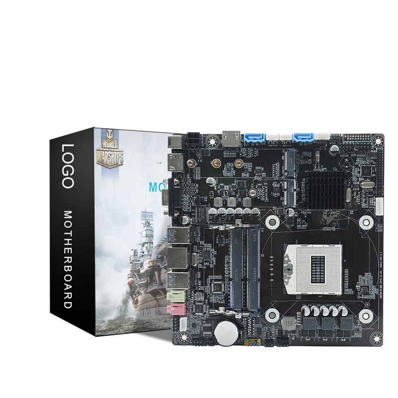新しい Hm87 ミニオールインワンコンピューターマザーボード第 4 世代および第 5 世代 I3 I5 I7 互換をサポート