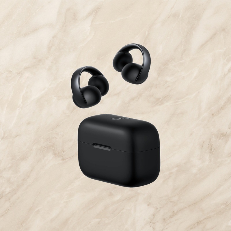 Anker Soundcore AeroClip（Bluetooth 5.4）【オープンイヤー型ワイヤレスイヤホン/イヤーカフ / IP55 防塵・防水規格 / 最大32時間再生 / マルチポイント接