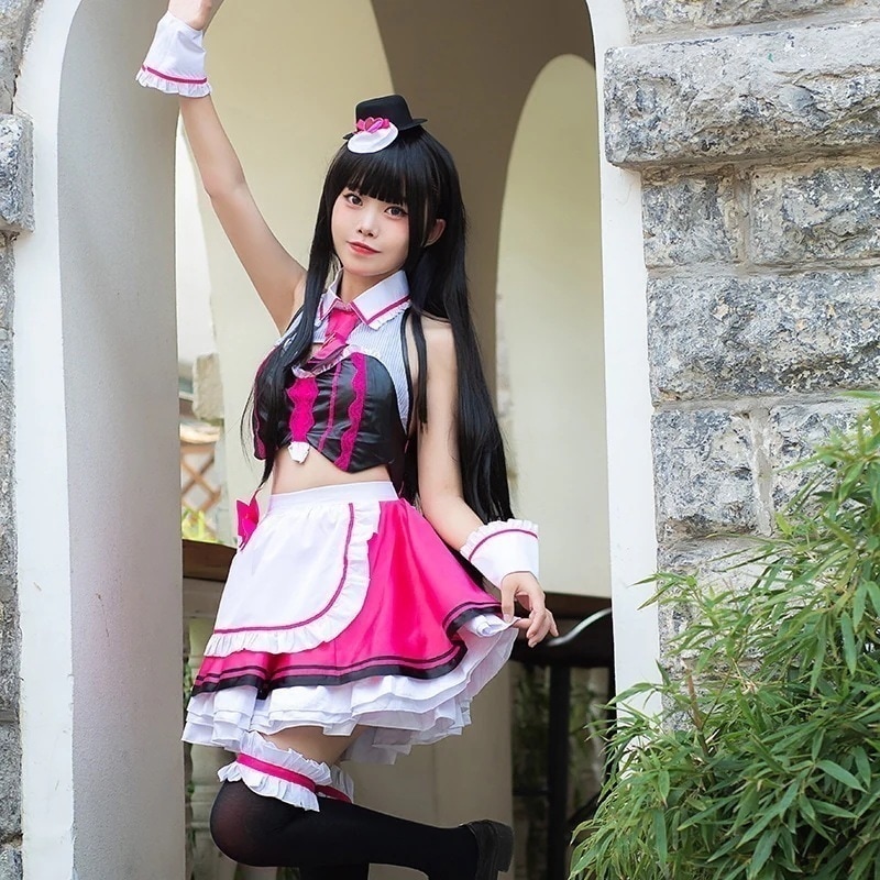 【3日出荷】アニメコスプレ バレンタインストリート チョコメイド服 制服アニメ風