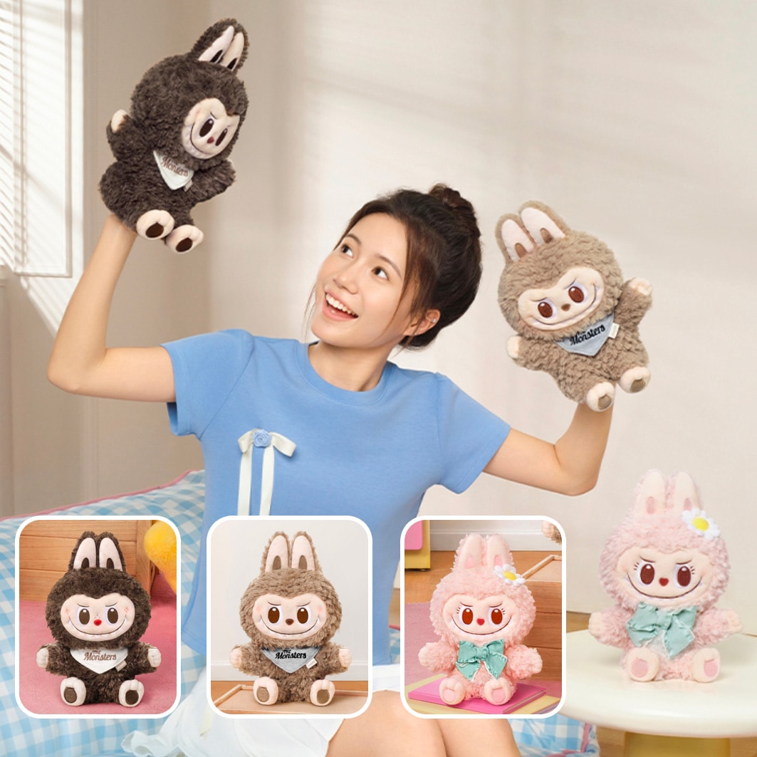 Qoo10] LABUBU POP LAND限定！ぬいぐるみ手形【3