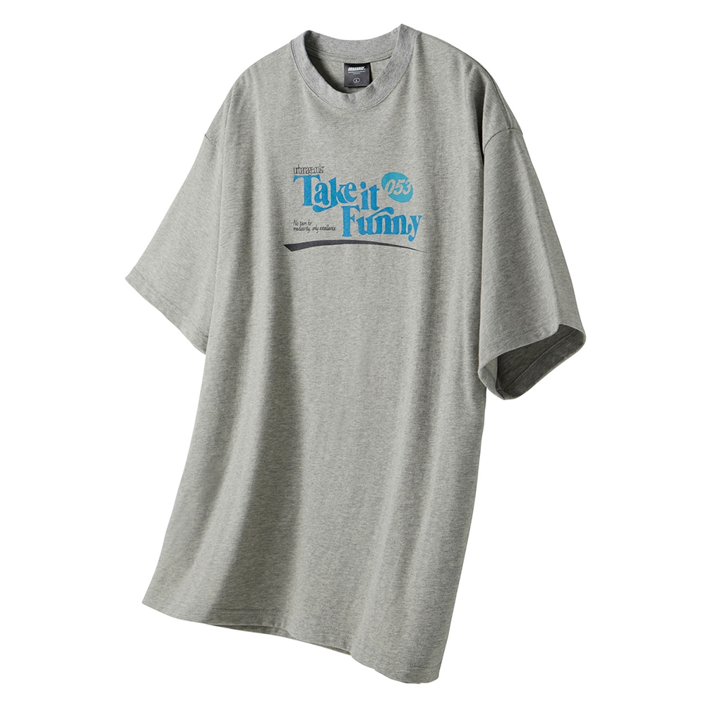 Take It Funny 053 Oversized Short-Sleeved_Gray