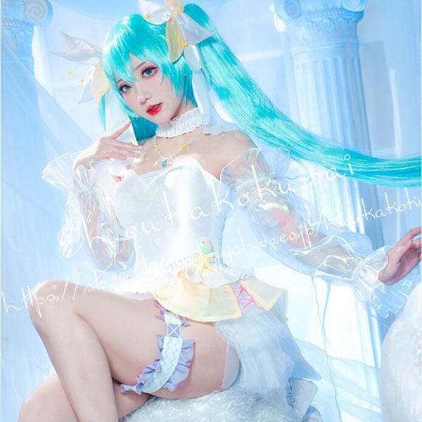 初音ミク 風 VOCALOID はつね ミク 2020打歌服miku コスプレ衣装 ウィッグ cosplay 変装 仮装 コスチューム 撮影 祭り