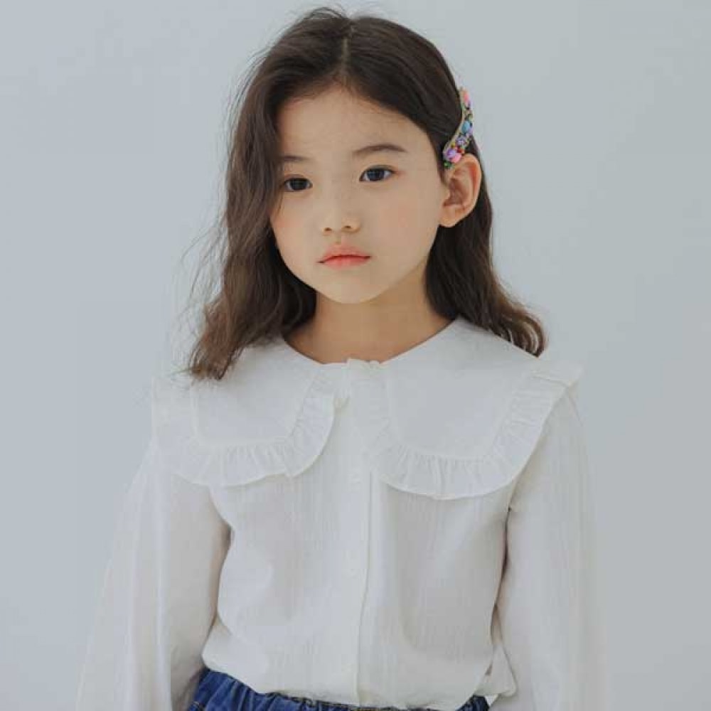 アイラブジェイ R. パウダーリー ネックカラー ブラウス JUFTO11