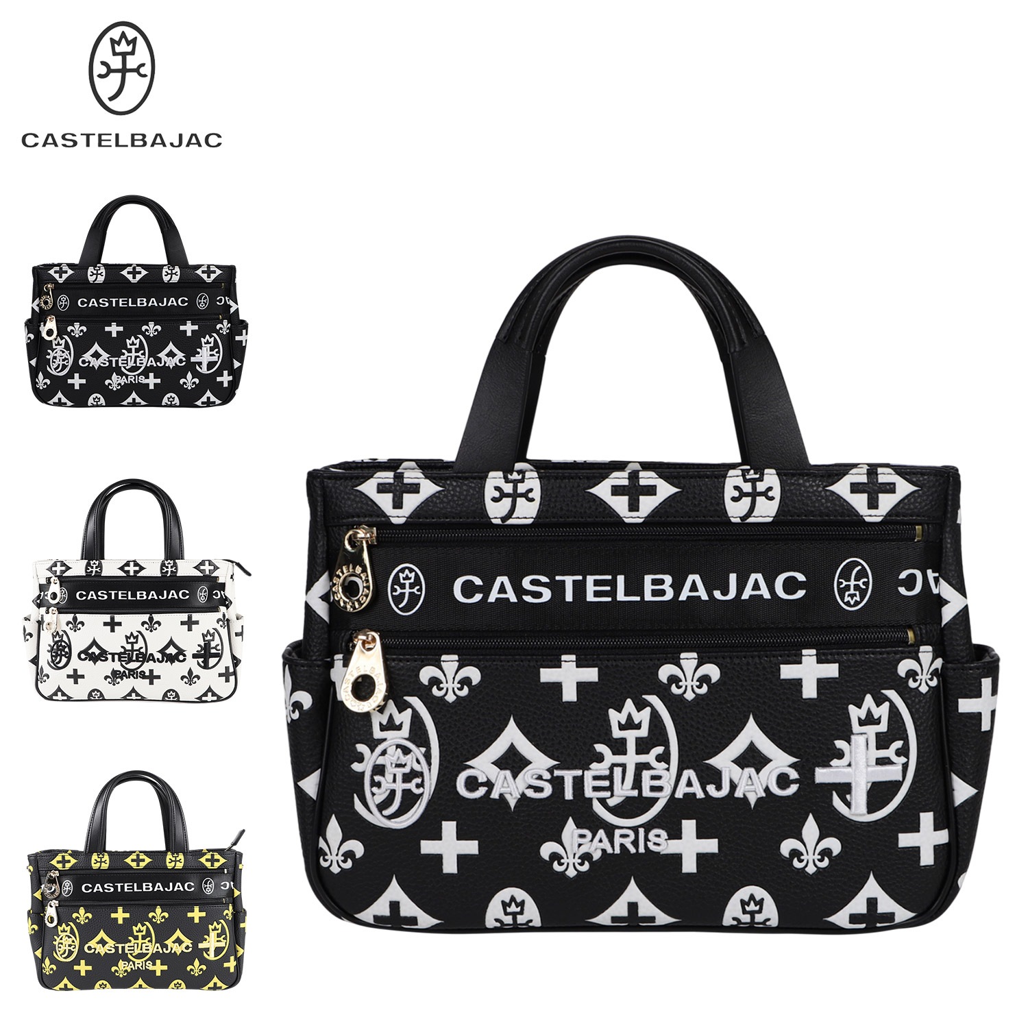 トートバッグ クレア メンズ レディース ブラック ホワイト イエロー 黒 白 68531