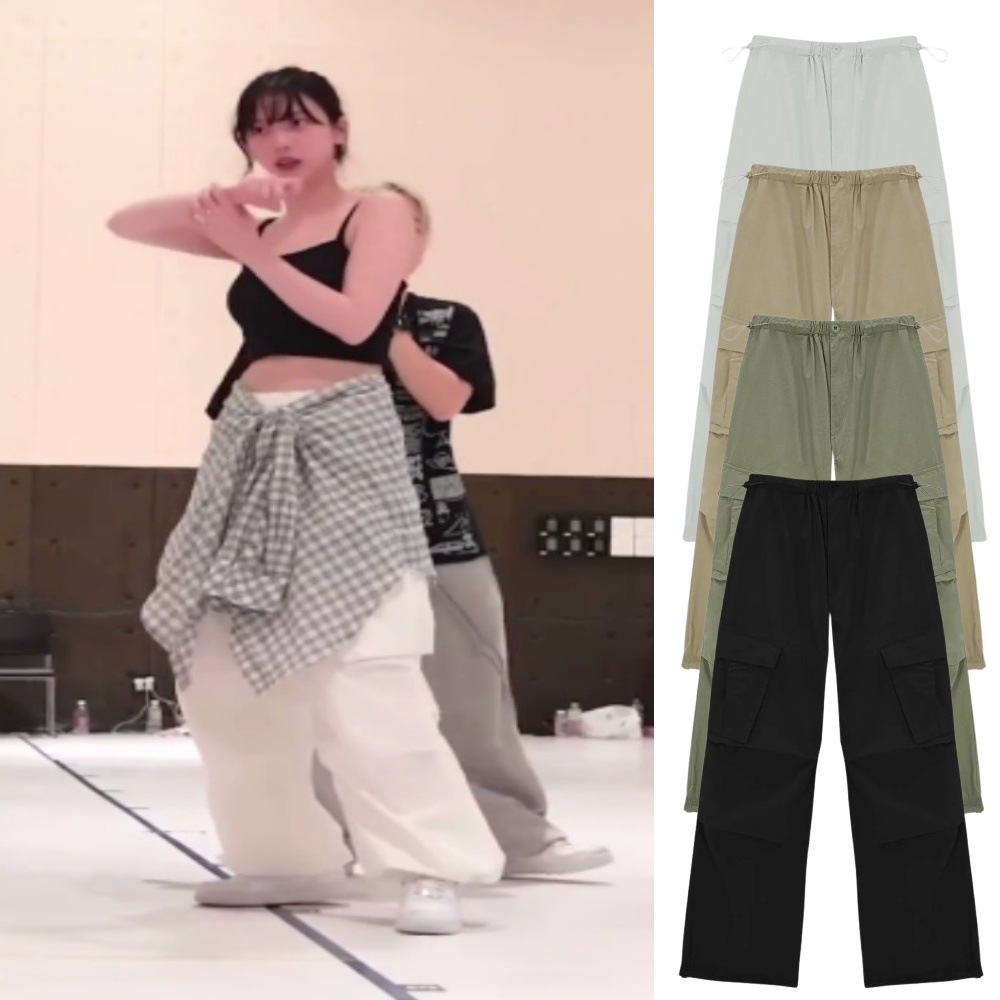 Aespa KARINA 着用 PARACHUTE CARGO PANTS [公式正規品]