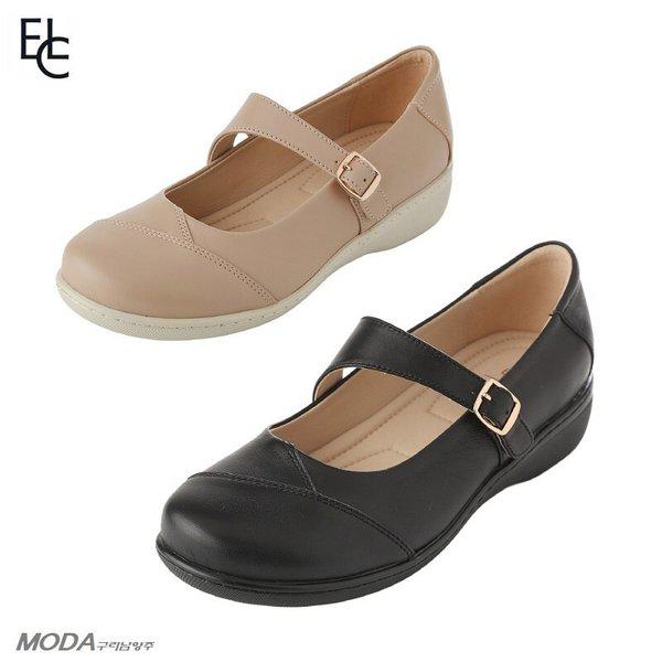 軽量クッションメリージェーン女性コンフォートシューズ2XWC12XI_GN