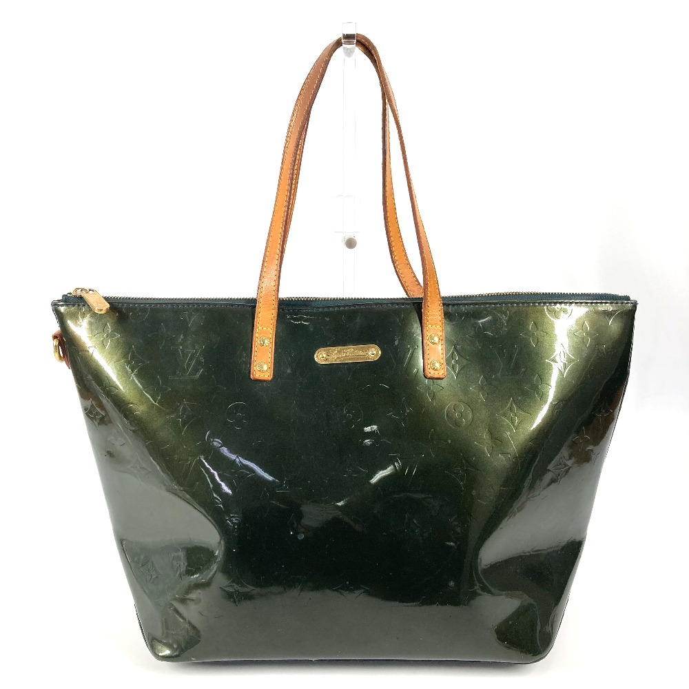 ショルダーバッグ M93673 ベルヴューGM モノグラムヴェルニ カバン 肩掛け トートバッグ モノグラムヴェルニキャンバス ブルーニュイ グリーン 28,600円