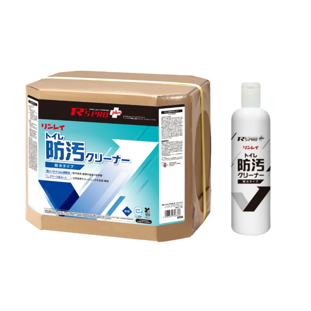 リンレイ　トイレ防汚クリーナー　18L+専用小分けボトル　400mL×6本入セットセット販売お徳用【取り寄せ商品・即納不可・代引き不可・返品不可】