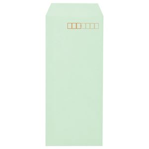 （まとめ） キングコーポレーション ソフトカラー封筒 長4 80g／m2 枠あり グリーン N4S80GE 1パック（100枚） (×10セット)