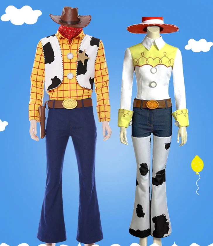 2025新入荷トイストーリー4 ウッディコス トリッシュコス コスプレ衣装 フルセット カウボーイ 保安官 紳士服 直販