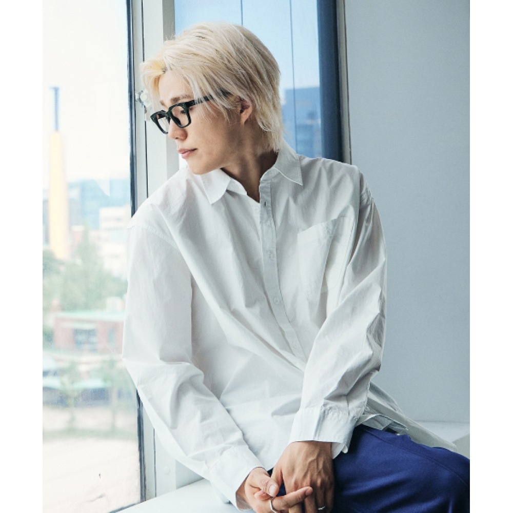 フィルミネイトコットンポケットシャツ-ホワイト