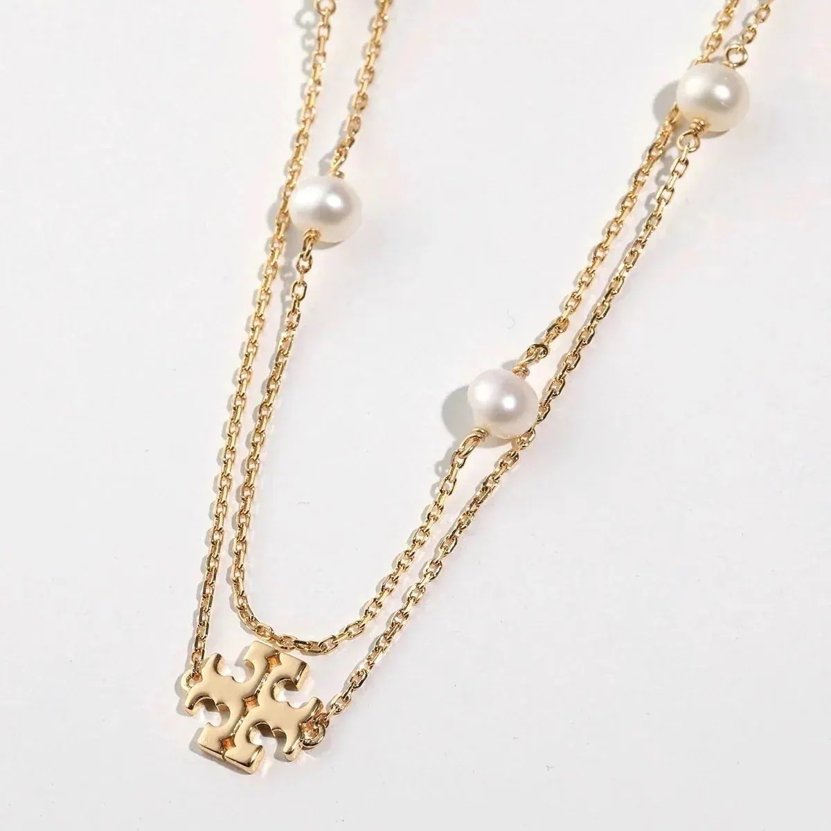 TORY BURCH トリーバーチ ネックレス 157210 レディース キラ パール ロゴ ジュエリー アクセサリー 137】 【mega】