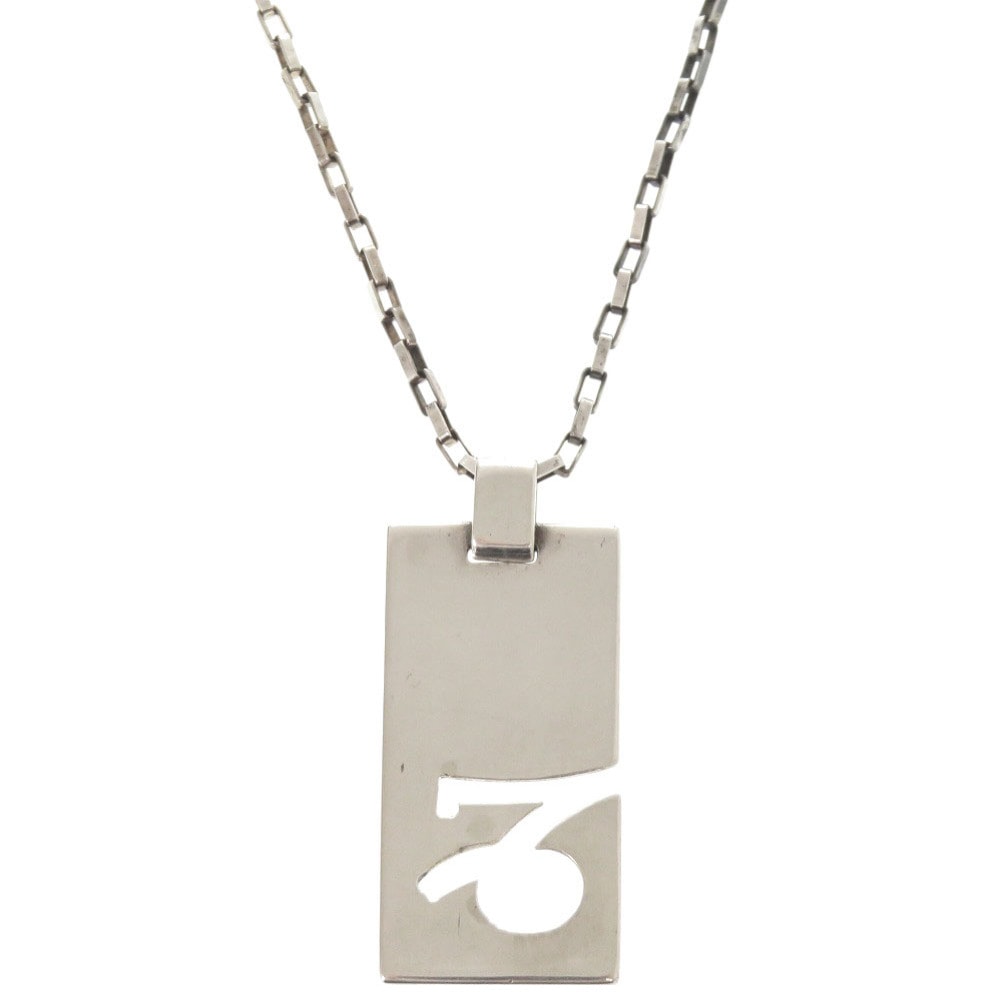 美品 星座 CAPRICORN やぎ座 ネックレス シルバー925 シルバー 1443【中古】 メンズ