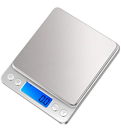 他サイト： 【Amazon限定ブランド】Imtykee デジタルスケール キッチンスケール 0.1g単位 電子スケール クッキングスケール 精密電子はかり 計量器 電子天秤 0.5gから3.0kgまで コンパクトの商品画像